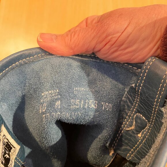 Frye Harness 12R Boot Teal Size 10 - Picture 8 of 8